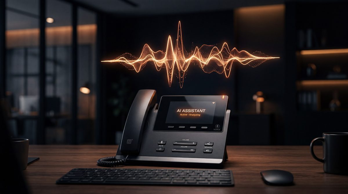 AI answering service concept