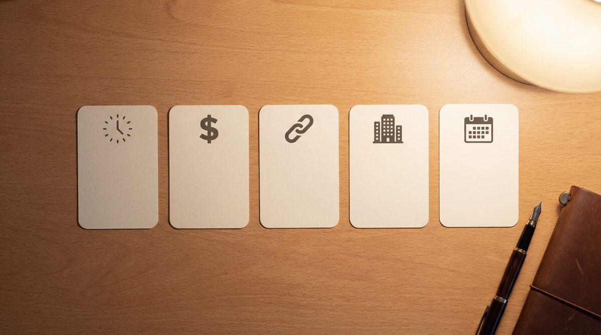 Five-criteria evaluation framework for choosing an answering service: coverage, pricing, integrations, vertical fit, setup time