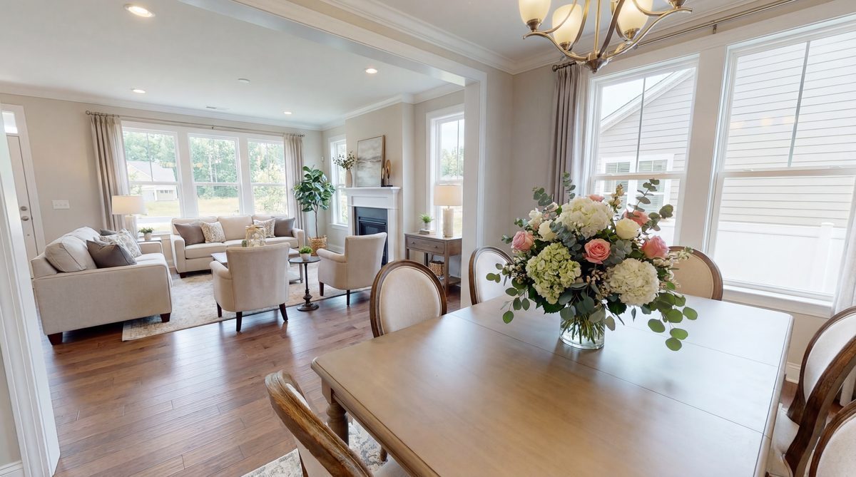 Beautifully staged home interior ready for buyer showing